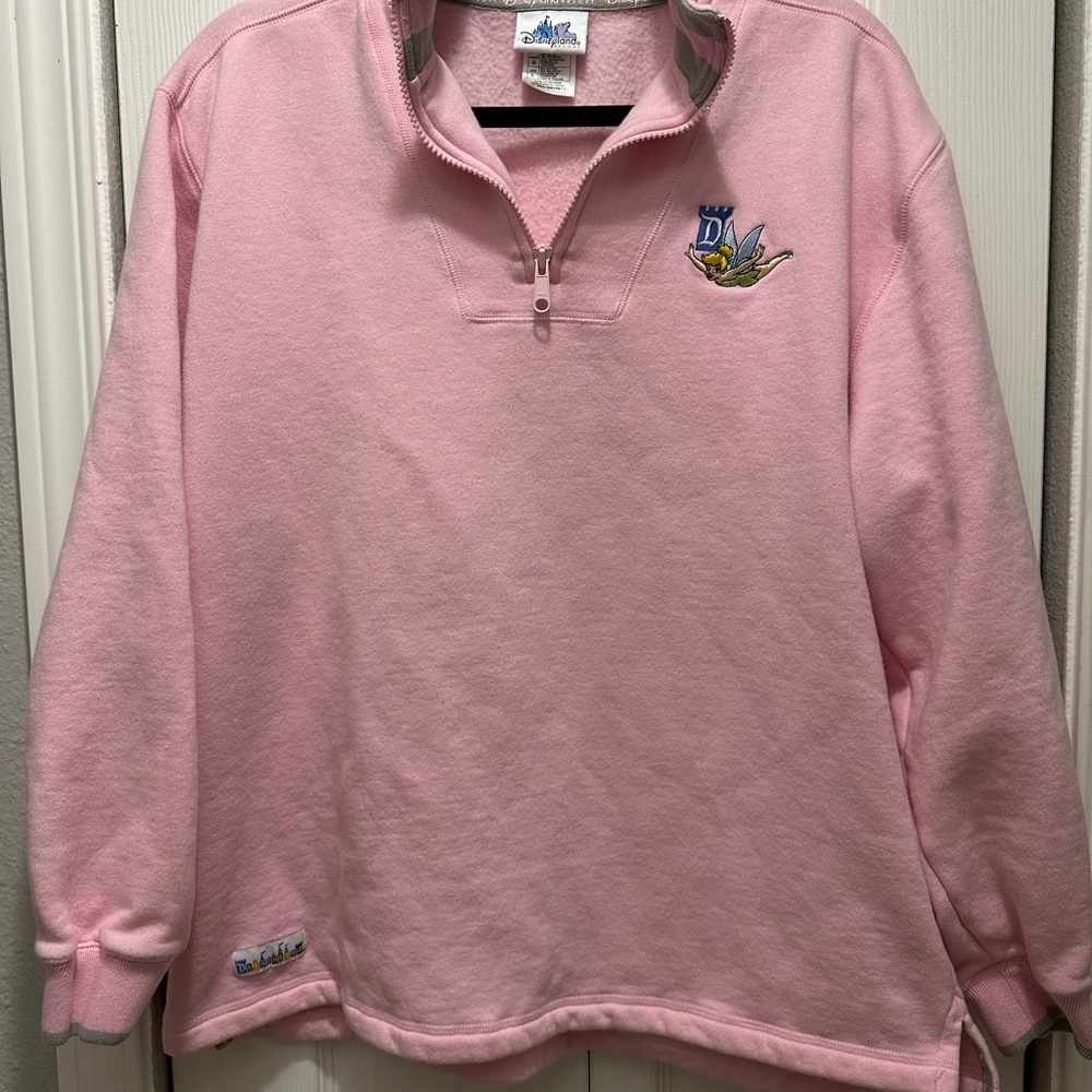 Disney Pink and Gray‎ Fleece with Embroidered Logo Tinkerbell